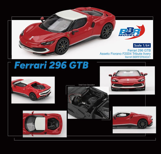 Ferrari 296 GTB Assetto Fiorano F2004 Tribute Livery