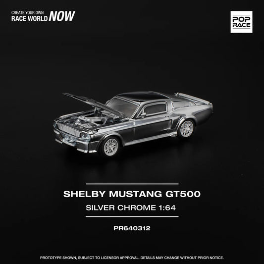 Shelby Mustang GT500, Silver Chrome