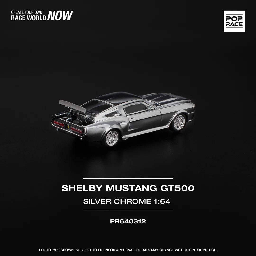 Shelby Mustang GT500, Silver Chrome
