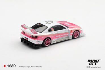 2026 Nissan Silvia (S15) LB-Super Silhouette AmoCulture, White/Pink (RHD)