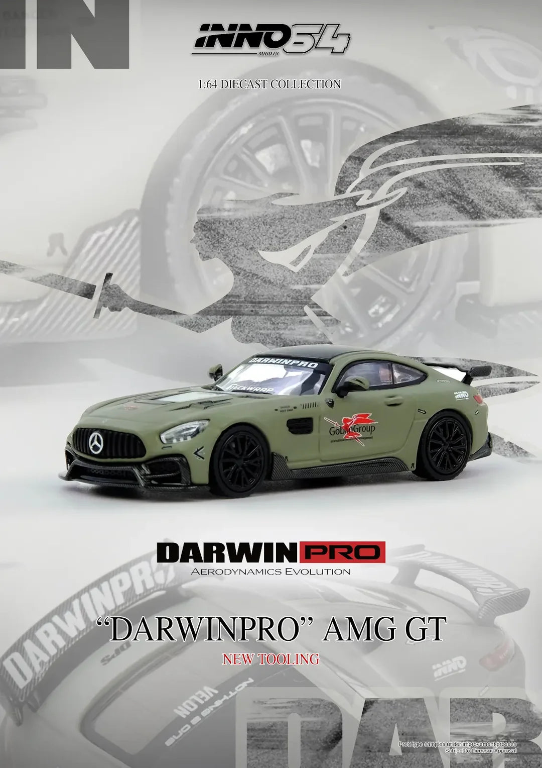 Darwin Pro Mercedes AMG GT, Grey