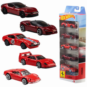 Hot Wheels Ferrari 5 pack