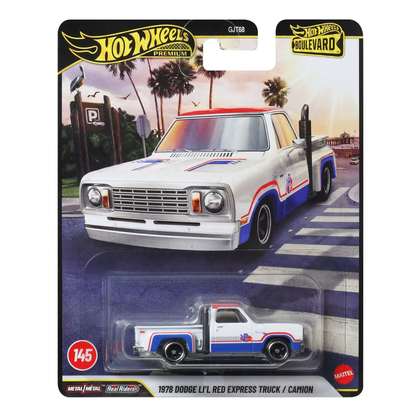 1978 Dodge LI'L red express truck Hot wheels