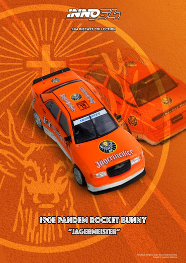 Rocket Bunny Mercedes 190e pandem, Jagermeister