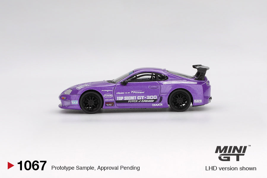 Toyota Supra (A80) Top Secret GT-300 Purple Mini GT