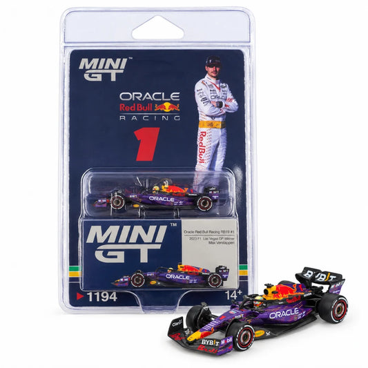 2023 Red Bull Racing RB19 #1 Max Verstappen Las Vegas GP Winner (Blister)