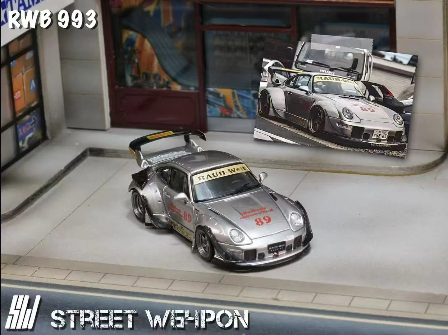 Street weapon RWB 993 Zamac low tail, grey