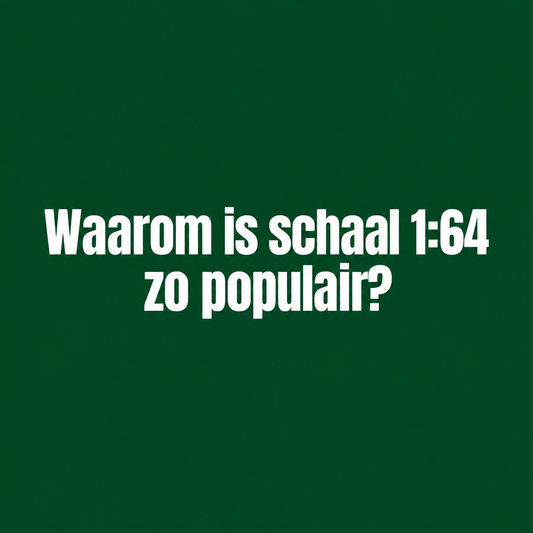 Waarom schaal 1:64 zo populair is onder verzamelaars?