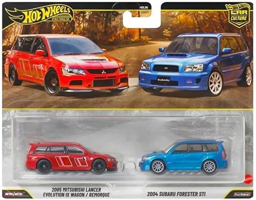 2005 Mitsubishi Lancer Evolution IX Wagon & 2004 Subaru Forester STI