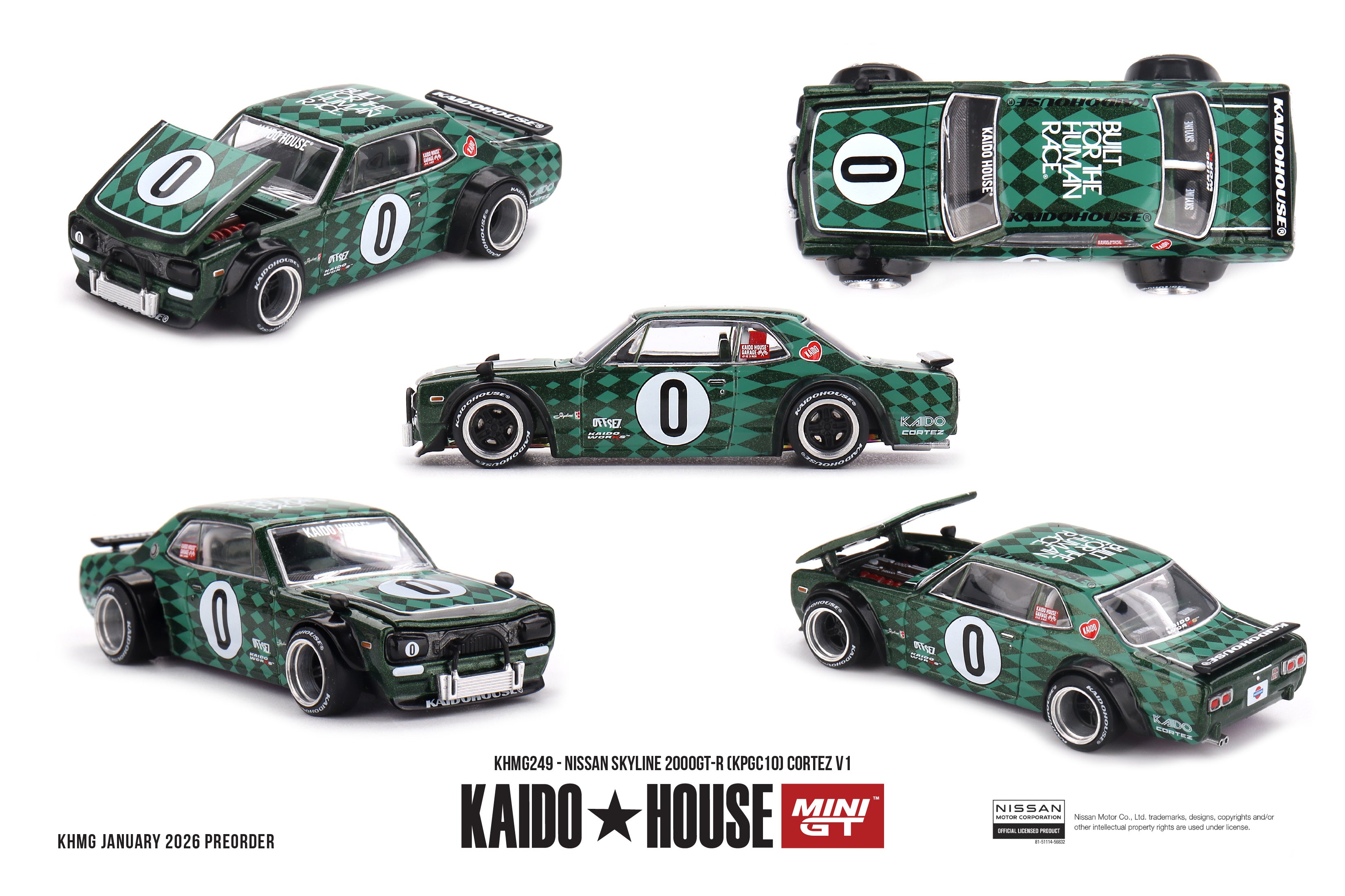 1969 Nissan Skyline GT-R (KPGC10) Cortez V1, Green