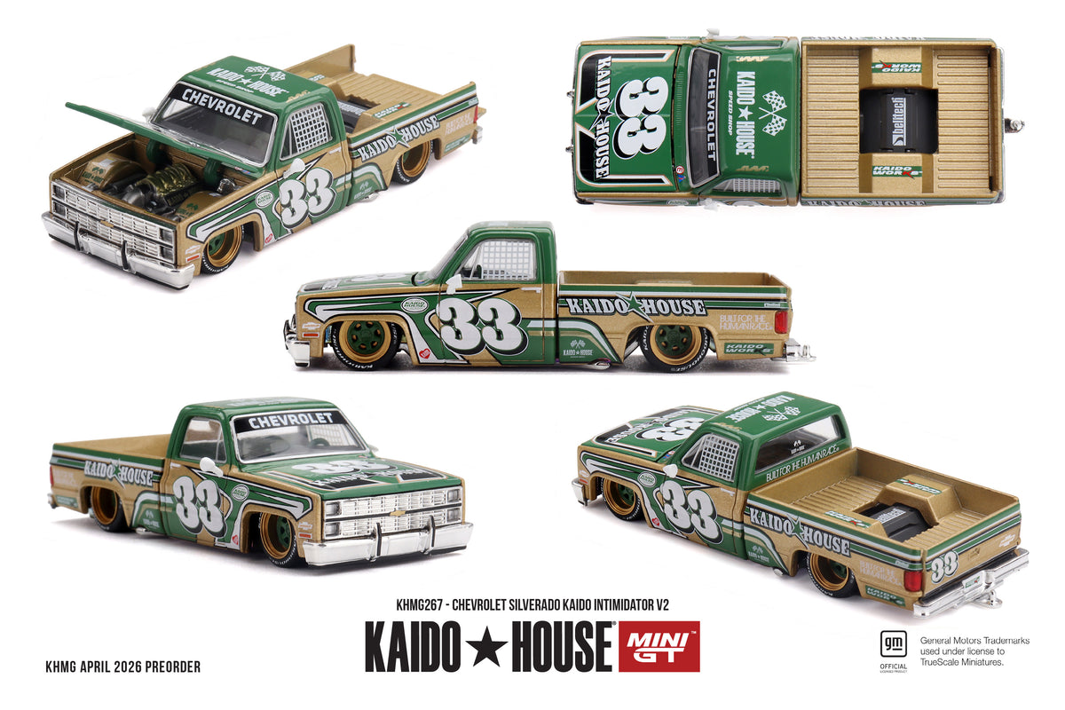 1980 Chevrolet Silverado Kaido Intimidator V2, Green/Gold