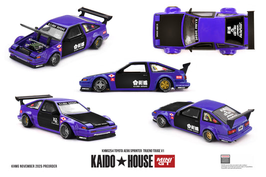 1983 Toyota AE86 Sprinet Trueno Kaido Touge V1, Purple – afbeelding 1