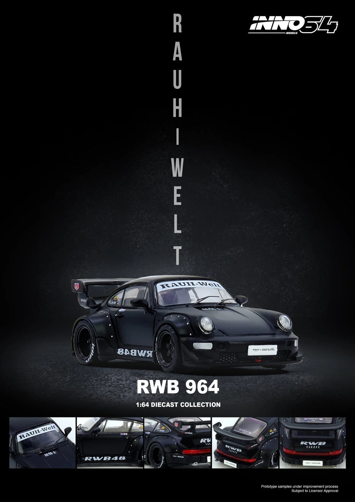 RWB 964, black matt