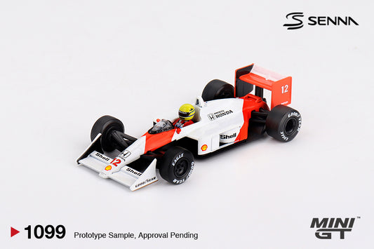 1988 McLaren MP4/4 #12 Ayrton Senna Japanese Grand Prix Winner, White/Red