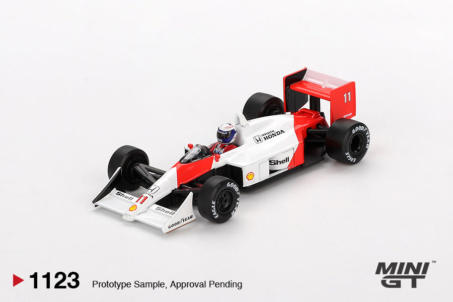 1988 McLaren MP4/4 #11 Alain Prost Japanese Grand Prix 2Nd Place, White/Red