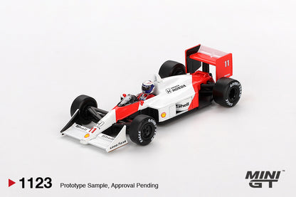 1988 McLaren MP4/4 #11 Alain Prost Japanese Grand Prix 2Nd Place, White/Red