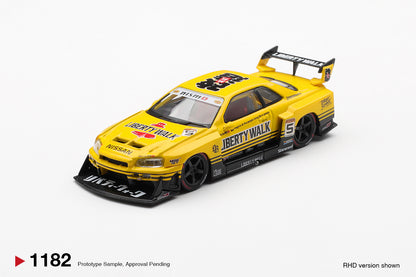 2025 Nissan GTR (R34) Skyline Super Silhouette Sport, Yellow