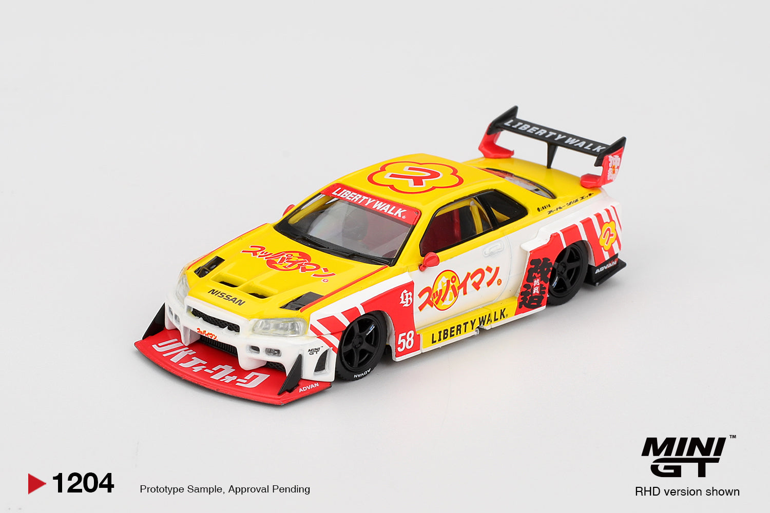 2025 Nissan GTR (R34) LB-Super Silhouette Skyline Suppaiman Okinawa