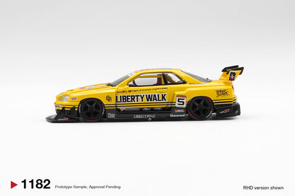 2025 Nissan GTR (R34) Skyline Super Silhouette Sport, Yellow