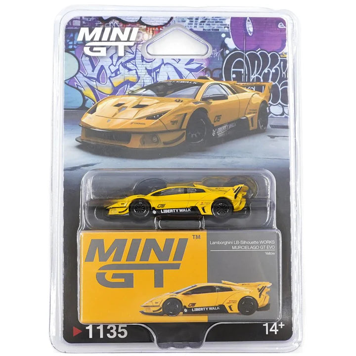 Lamborghini LB-Silhouette WORKS MURCIELAGO GT Evo Yellow (Blister)