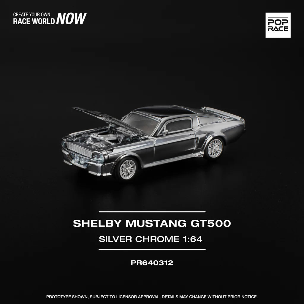 Shelby Mustang GT500, Silver Chrome