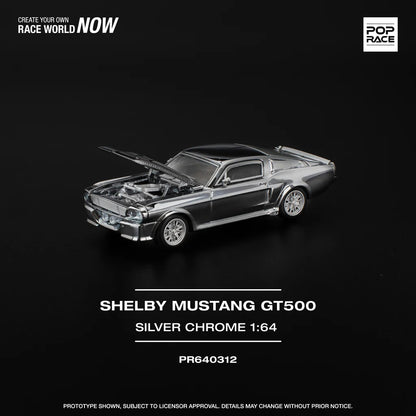 Shelby Mustang GT500, Silver Chrome