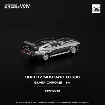 Shelby Mustang GT500, Silver Chrome