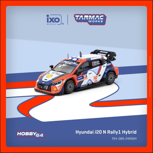 Hyundai i20 N Rally1 Hybrid #4 Esapekka Lappi/Janne Ferm, Rally Sweden Winner