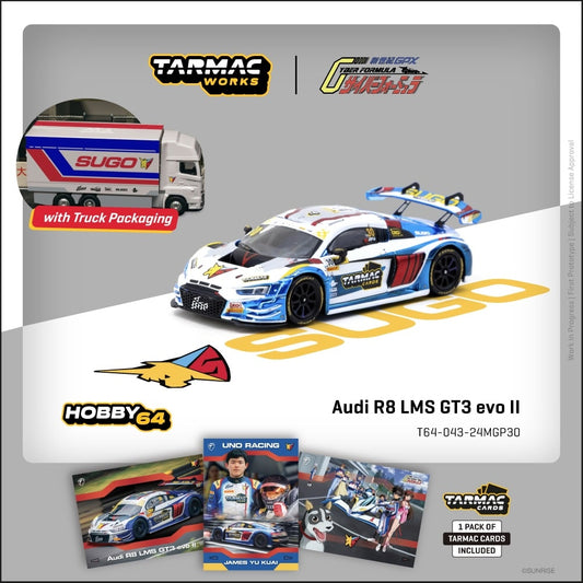 2024 Audi R8 LMS GT3 Evo Ii, James Yumacau Gt Cup - FIA Gt World Cup Uno Racing, White/Blue/Red