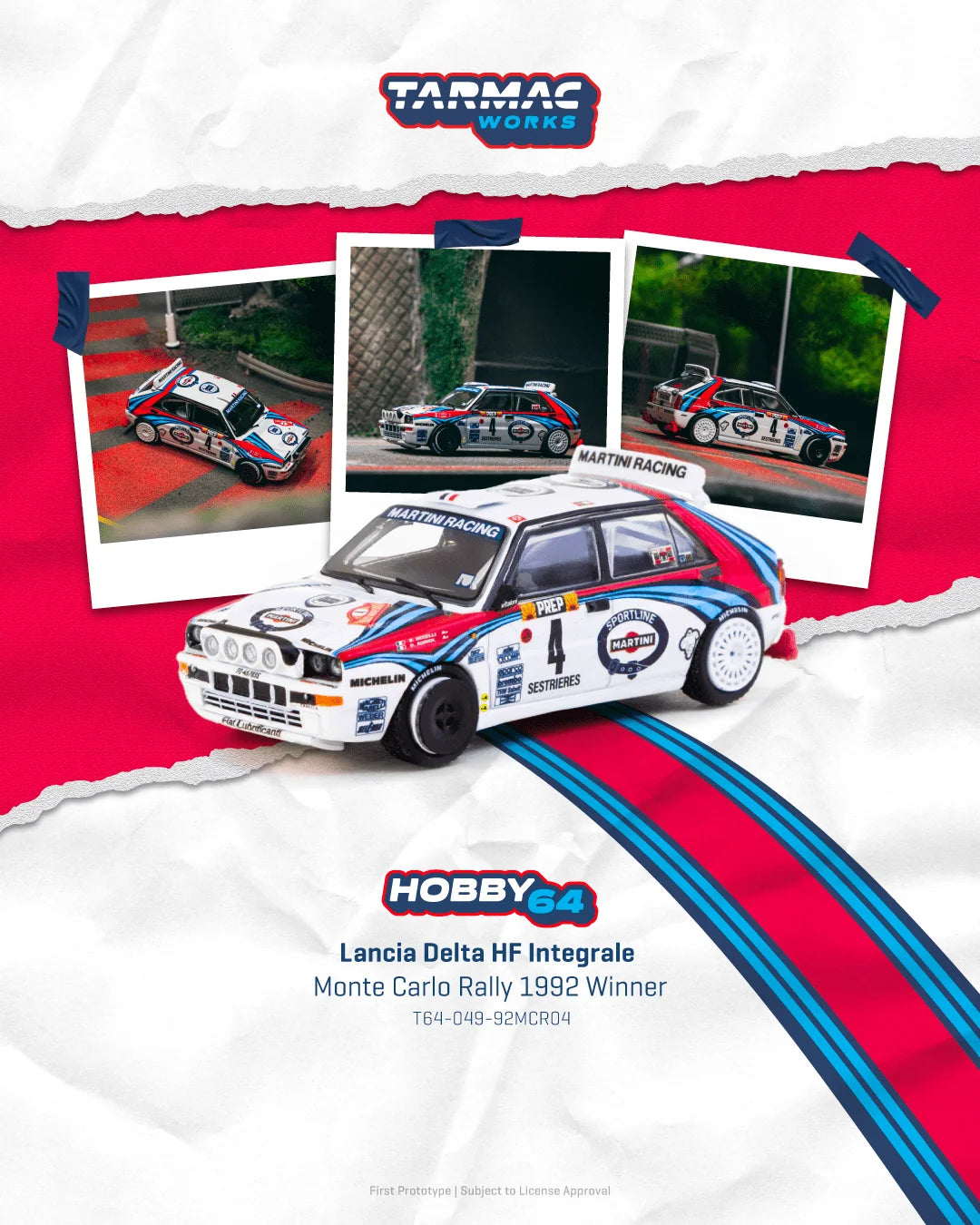 Lancia Delta HF Integrale #4 Monte Carlo Rally Winner 1992