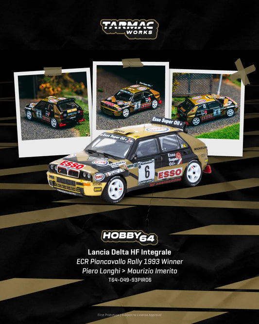 1993 Lancia Delta Hf Integrale #6 Piero Longhi Ecr Piancavallo Rally Winner