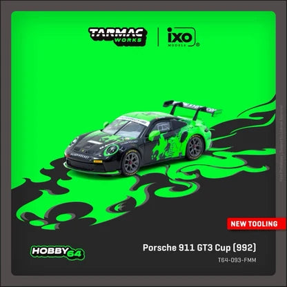 Porsche 911 GT3 Cup (992) Fire Monkey Motorsport, Black/Green
