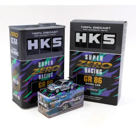 Toyota GR86 in a HKS Limited Tin Can, grey