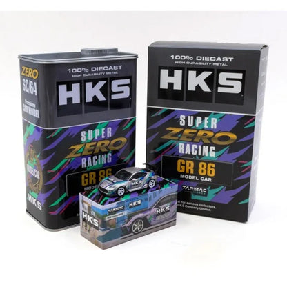 Toyota GR86 in a HKS Limited Tin Can, grey