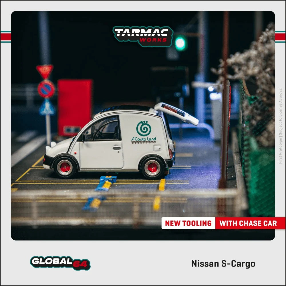 Nissan s-cargo, white