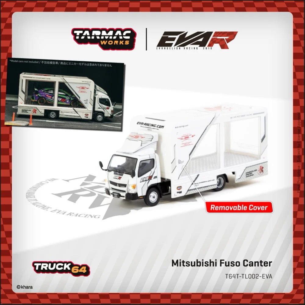 Mitsubishi Fuso Canter EVA Racing, White