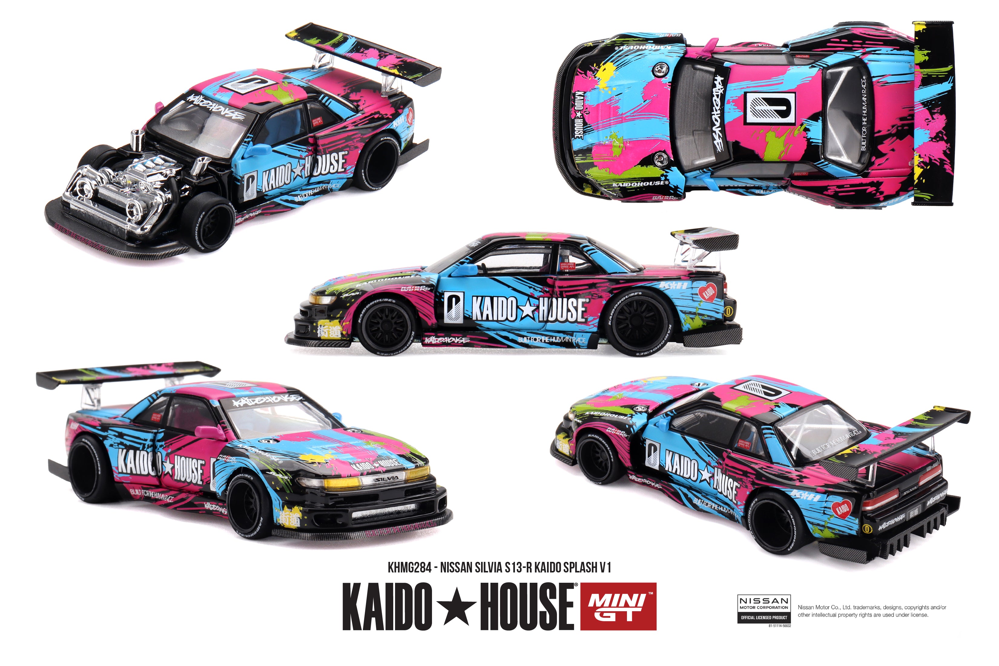 1991 Nissan Silvia S13-R Kaido Splash V1, Various – afbeelding 1