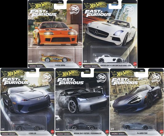 Fast & The Furious set 10 stuks