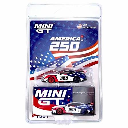 2026 Ford Mustang GTD America 250 USA Exclusive, White/Blue/Red