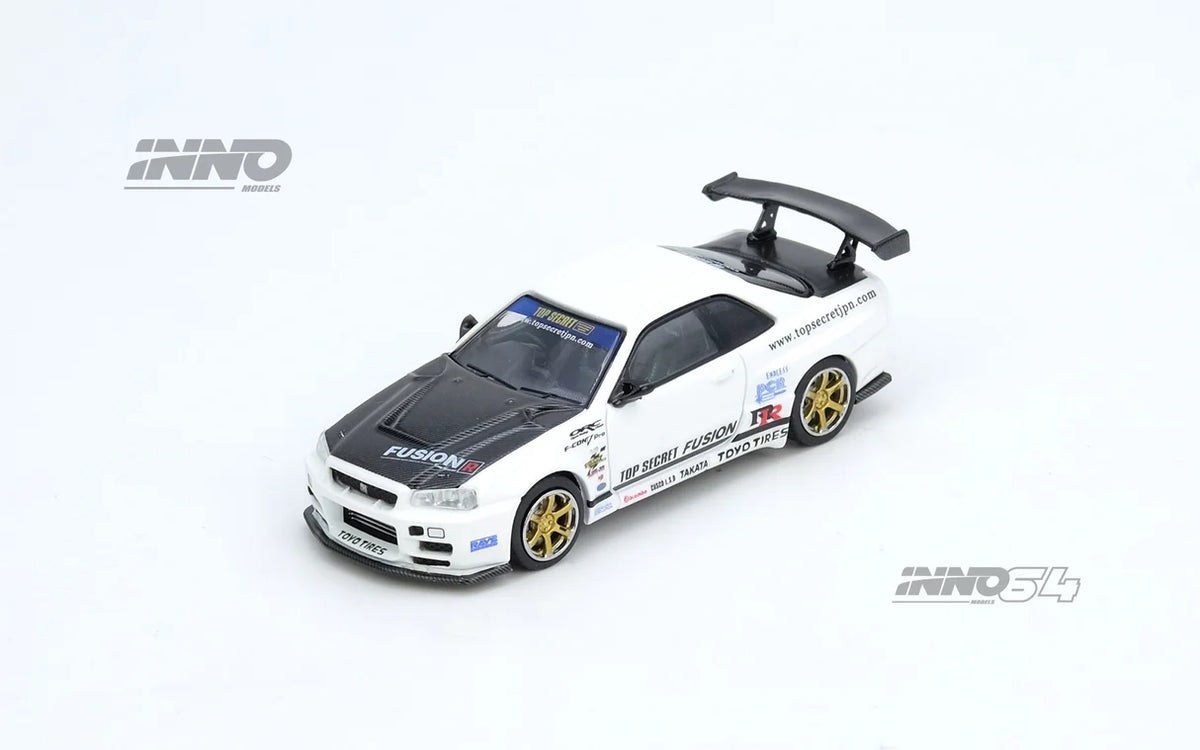 Top Secret R34 GT-R, White