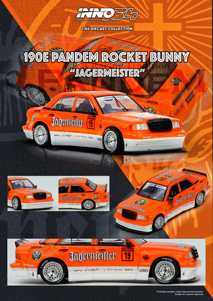 Rocket Bunny Mercedes 190e pandem, Jagermeister
