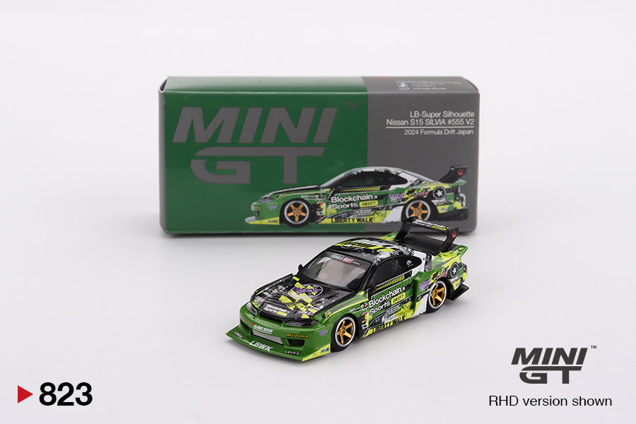 Nissan LB-Super Silhouette S15 SILVIA #555 V2 2024 Formula Drift Japan