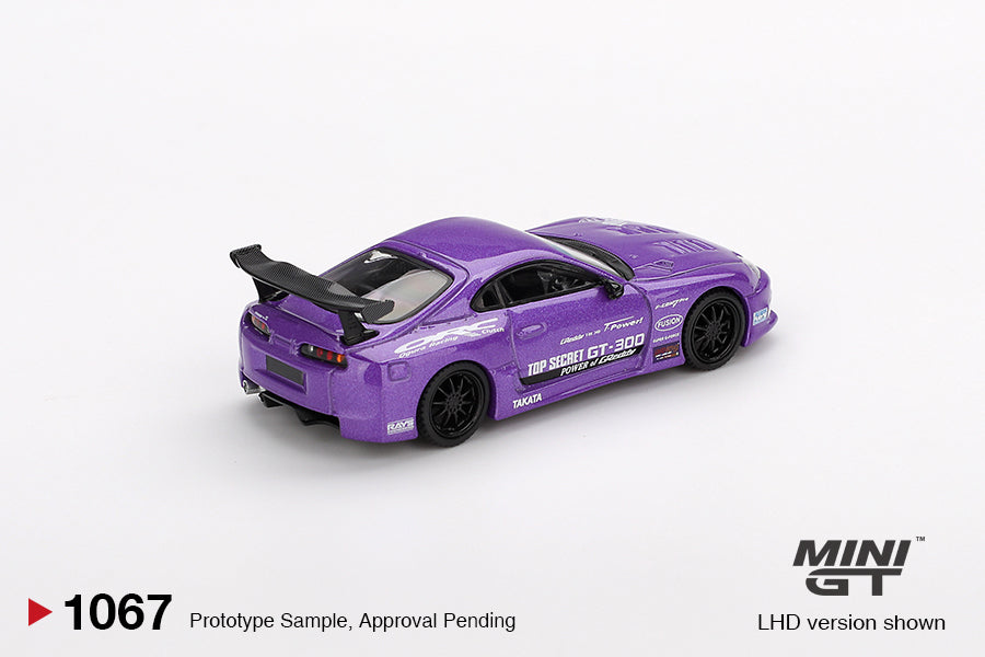 Toyota Supra (A80) Top Secret GT-300 Purple Mini GT