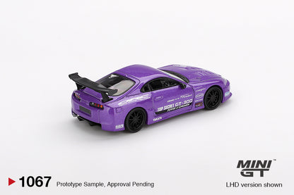 Toyota Supra (A80) Top Secret GT-300 Purple Mini GT