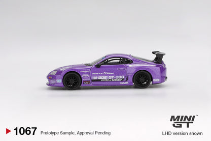 Toyota Supra (A80) Top Secret GT-300 Purple Mini GT
