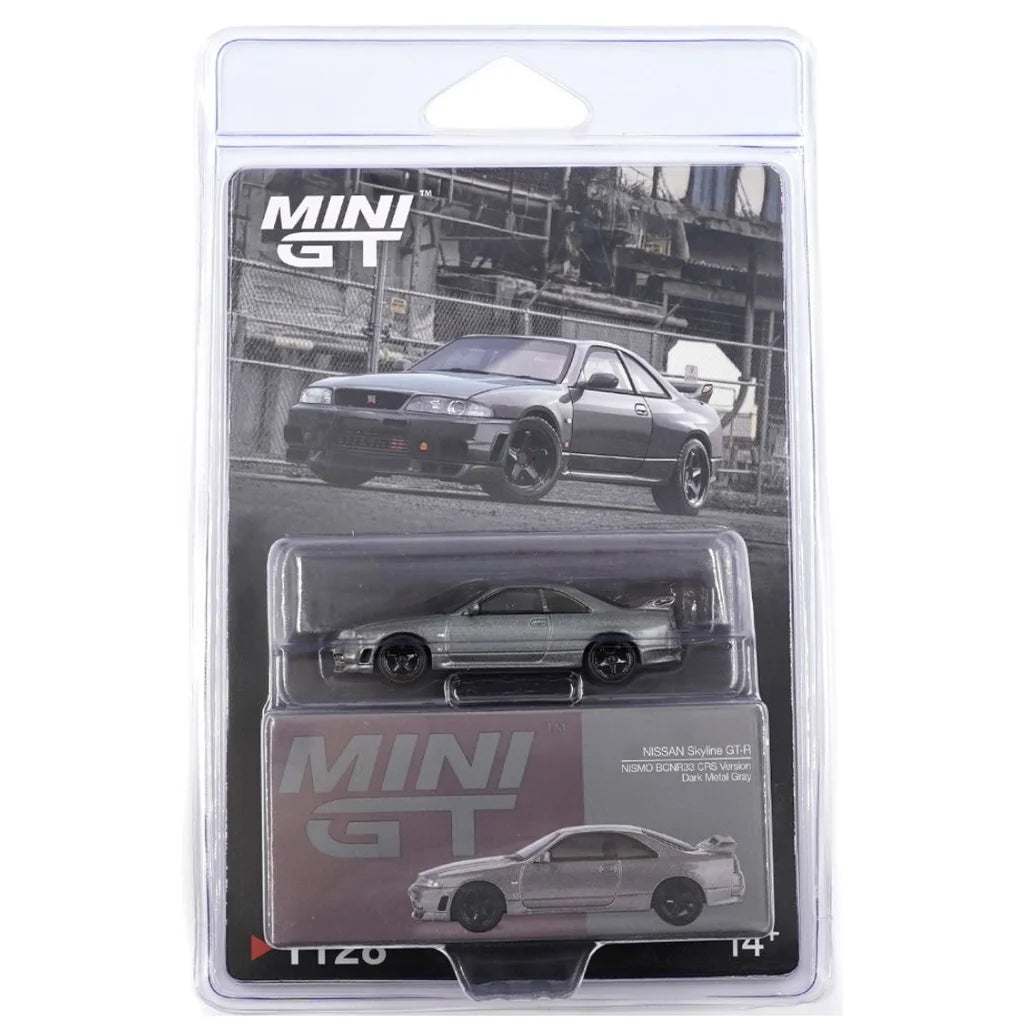 NISSAN Skyline GT-R Dark Metal Gray (NISMO BCNR33 CRS Version) (Blister)