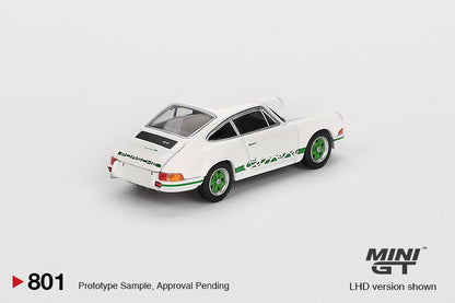 Porsche 911 Carrera RS 2.7 Grand Prix White with Green Livery