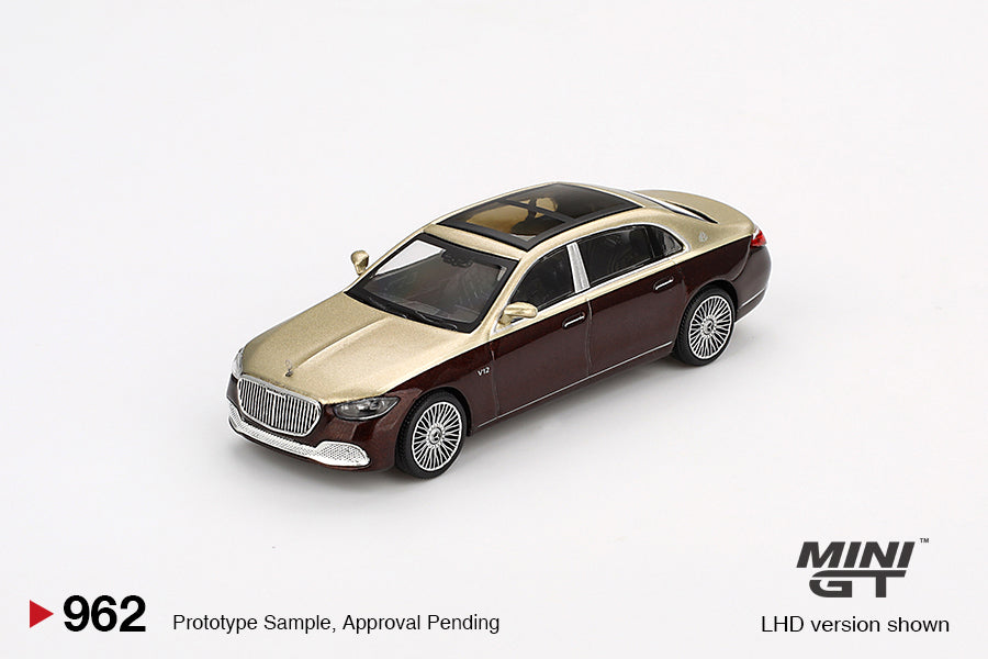 Mercedes-Maybach S 680 Gold / Dark Red Metallic