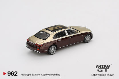 Mercedes-Maybach S 680 Gold / Dark Red Metallic