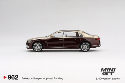 Mercedes-Maybach S 680 Gold / Dark Red Metallic